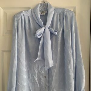 Anne Klein Blue Blouse